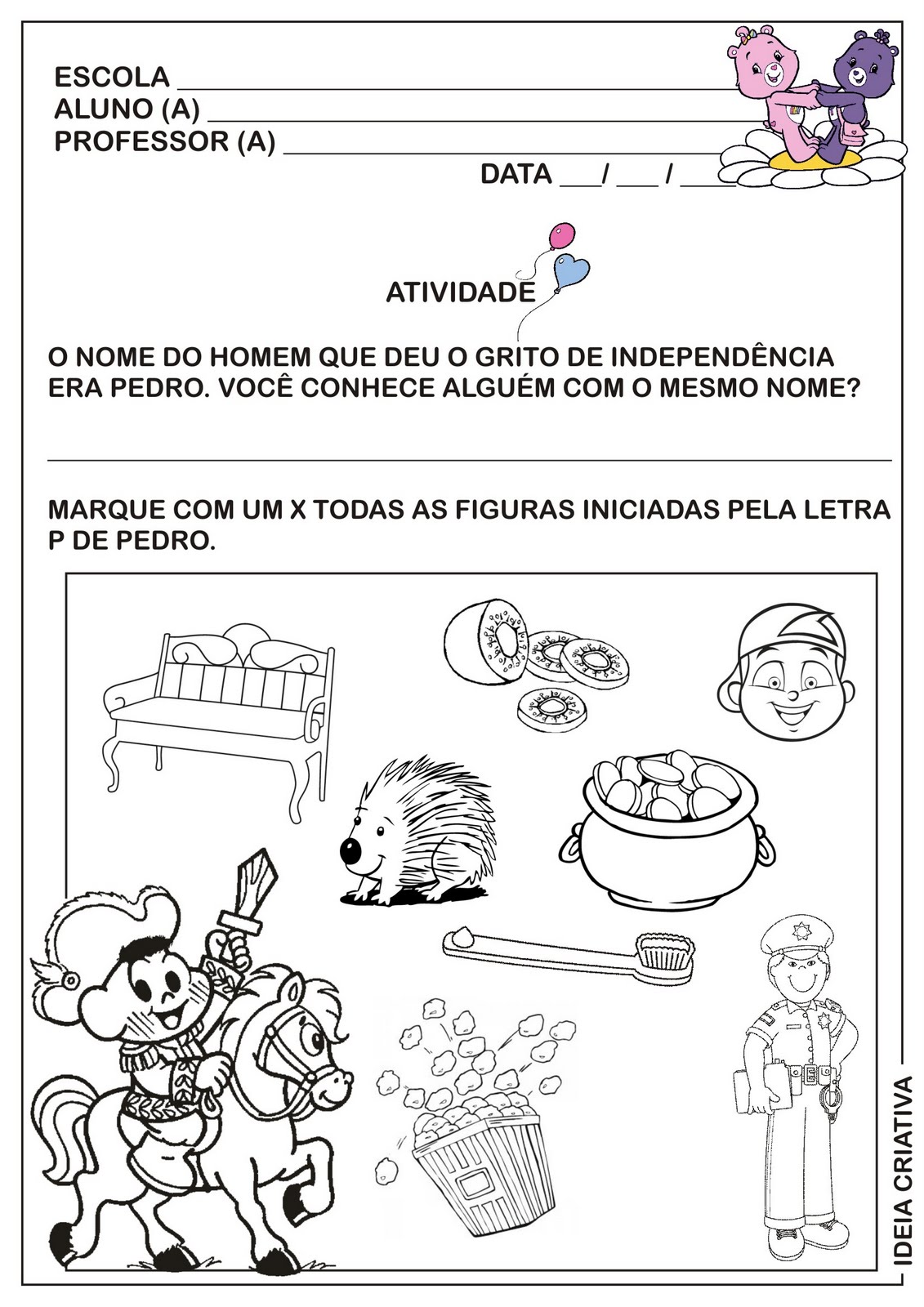 Independência do Brasil - 7 de setembro - atividades infantis - Almanaque  dos Pais