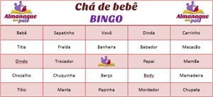 60 Cartelas Baby Bingo De Chá Revelação - Arquivo Pdf